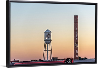 Lucky Strike Water Tower and Smokestack, American Tobacco Historic District, Durham, NC