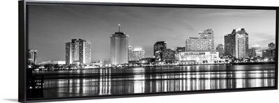 New Orleans Skyline at Dusk - Panoramic