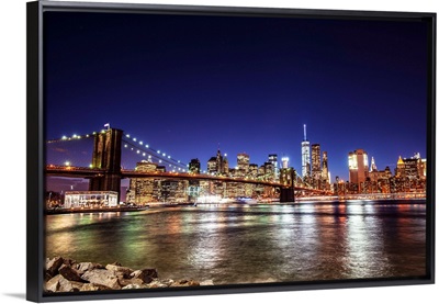 New York City Skyline at Night