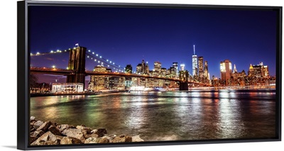 New York City Skyline at Night