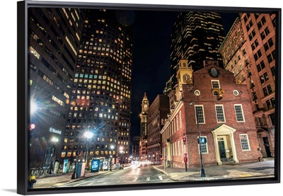 Old State House, Boston at Night