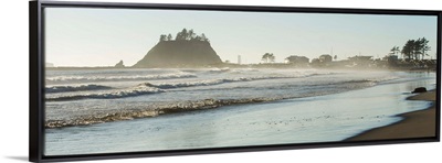 Panoramic La Push Beach Shore, Washington, USA