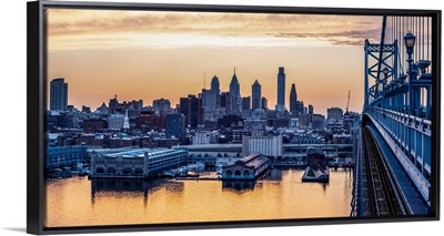 Panoramic Philadelphia City Skyline