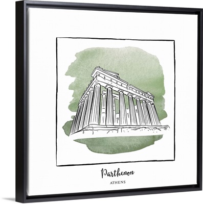 Parthenon - Brushstroke Buildings