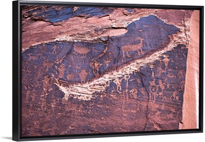 Petroglyphs on Potash Road, Moab, Utah