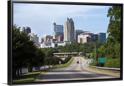 Raleigh Skyline, from McDowell Street, North Carolina