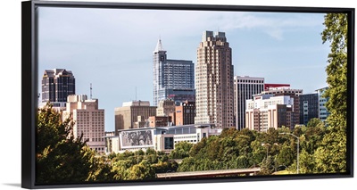 Raleigh Skyline, from McDowell Street, North Carolina