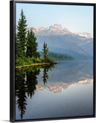 Reflection On Callaghan Lake, British Columbia, Canada