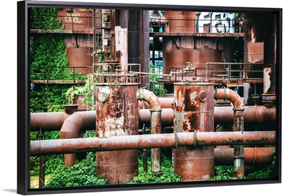 Remnants Of Closed Oil Plant, Gas Works Park, Seattle, Washington