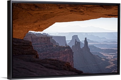 Rock Formations in Buck Canyon, under the Mesa Arch, Canyonlands National Park, Utah