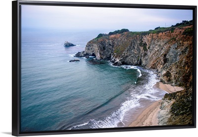 Rocky Creek Bridge Beach Landscape, Monterey County, California