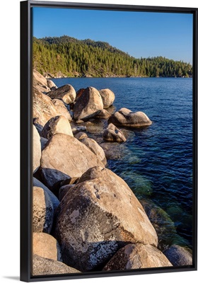 Rocky Shore, Lake Tahoe, California And Nevada