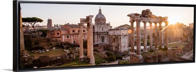Roman Forum, Rome, Italy, Europe - Panoramic