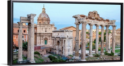 Roman Forum, Rome, Italy, Europe - Panoramic