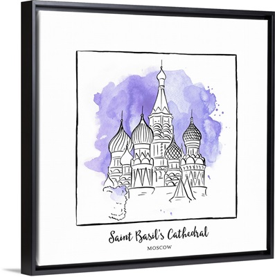 Saint Basil's Cathedral - Brushstroke Buildings