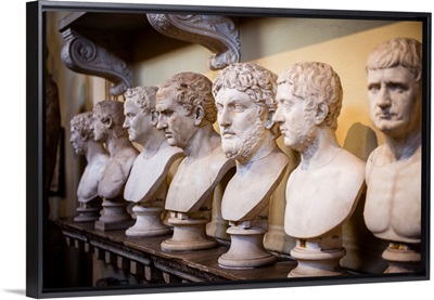 Sculptures in the Vatican History Museum, Vatican City, Italy, Europe