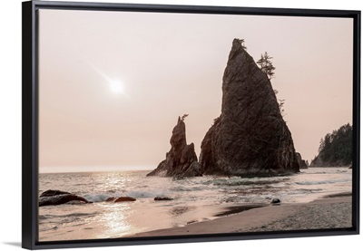 Sea Stacks At Rialto Beach, Olympic National Park, Washington