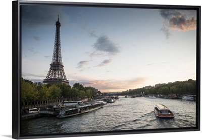 Seine River View of the Eiffel Tower