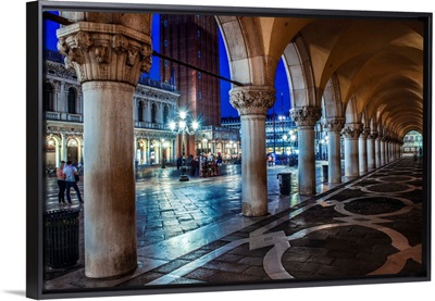 St. Mark's Square at Night, Venice, Italy, Europe
