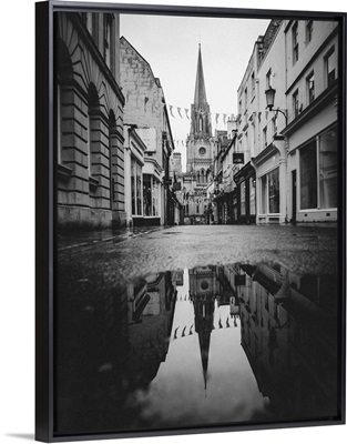 St Michael's Church, Bath, England - Black and White