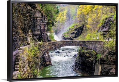 Stone Bridge At Letchworth State Park, New York