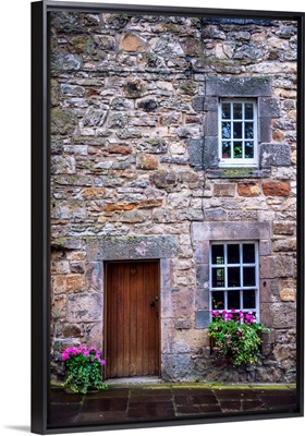 Stonework Of A Residence, Edinburgh, Scotland