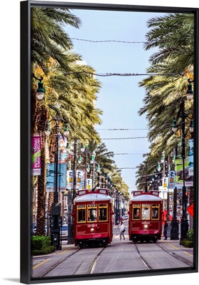 Streetcars In New Orleans, Louisiana