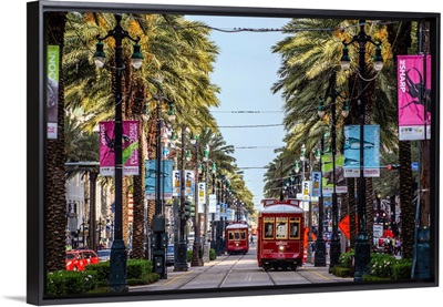 Streetcars In New Orleans, Louisiana
