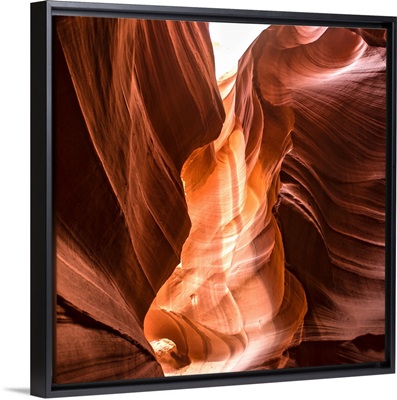 Sunlight Inside Antelope Canyon - Square