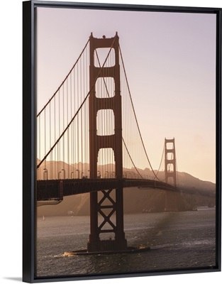 Sunset on the Golden Gate Bridge