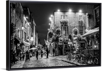 Temple Bar, Dublin, Ireland at Night