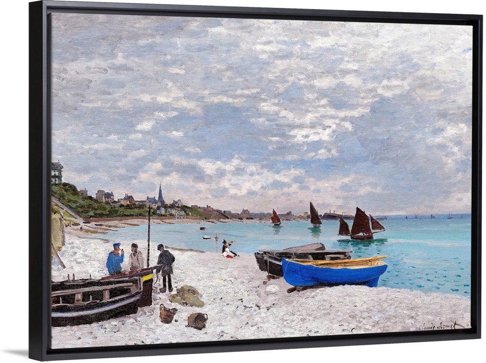 In the summer of 1867, Claude Monet stayed with his aunt at Sainte-Adresse, an affluent suburb of the port city of Le Havr...