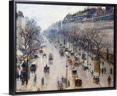 The Boulevard Montmartre on a Winter Morning