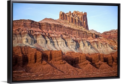 The Castle Rock Formation at Capitol Reef National Park, Utah