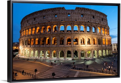 The Colosseum at Dusk, Rome, Italy, Europe