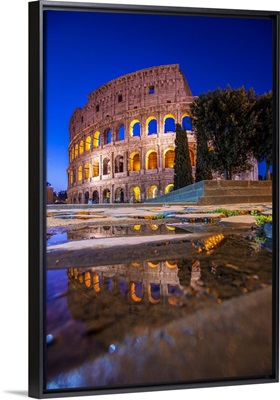 The Colosseum Reflections, Rome, Italy, Europe