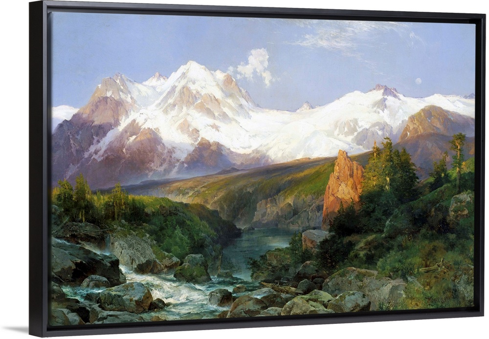 As Albert Bierstadt claimed the Rocky Mountains and the Sierra Nevada for his art, so Moran made the Yellowstone region an...