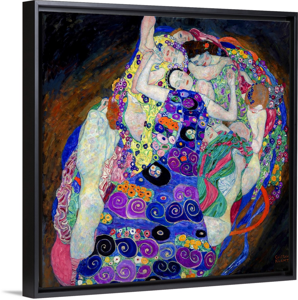 Gustav Klimt's The Virgin (1913) famous painting.