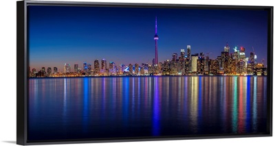 Toronto City Skyline at Night