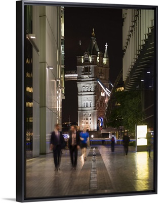 Tower Bridge at Night, London, England, UK