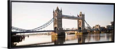 Tower Bridge Over River Thames, London, England, UK - Panoramic