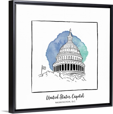 United States Capitol - Brushstroke Buildings