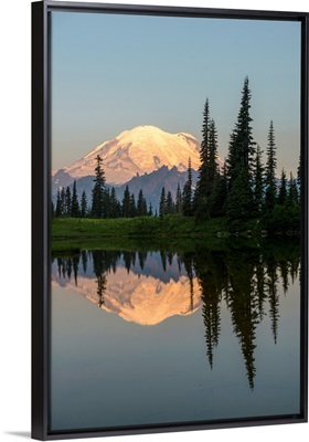 Upper Tipsoo Lake At Dawn, Mount Rainier National Park, Washington