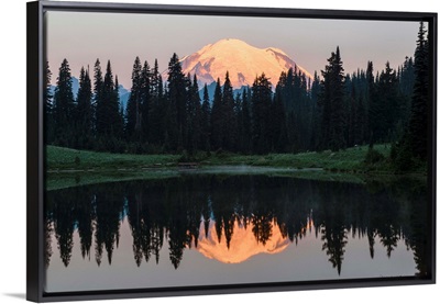 Upper Tipsoo Lake At Dawn, Mount Rainier National Park, Washington