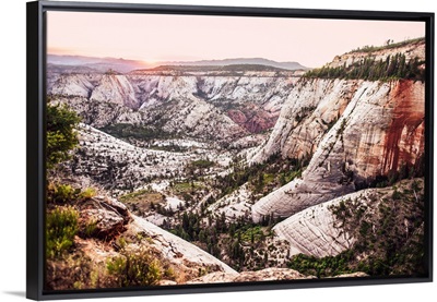 Valley At Zion National Park, Utah