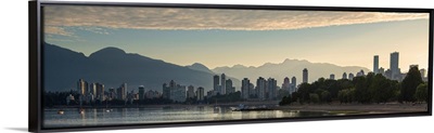 Vancouver, BC, Skyline at Sunset