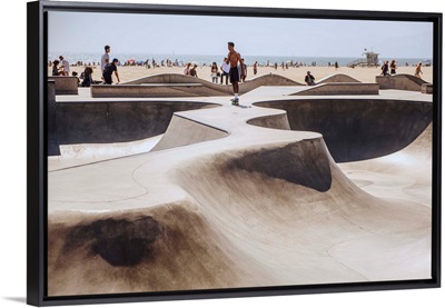 Venice Seaside Skate Park, Venice Beach, Los Angeles
