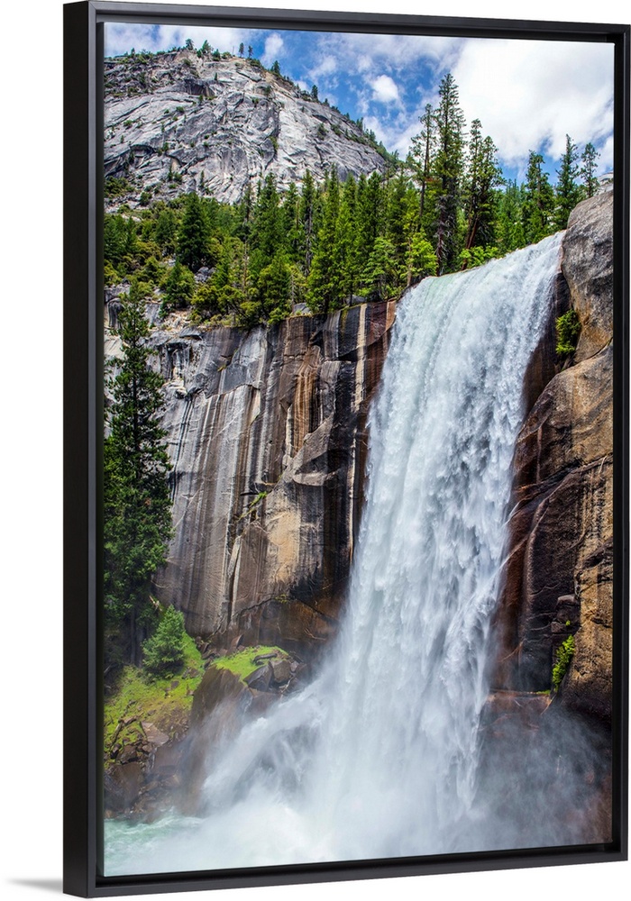 View of Vernal falls in Yosemite National Park, California.