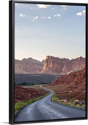 View of Capitol Reef Rock Ridges from Scenic Drive, Capitol Reef National Park