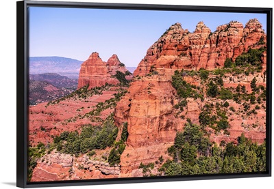 View Of Red Rock Near Hangover Trail In Sedona, Arizona
